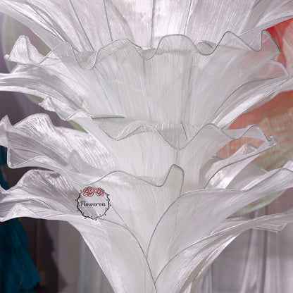 Flowerva Pure White Artistic Wedding Table Decorations