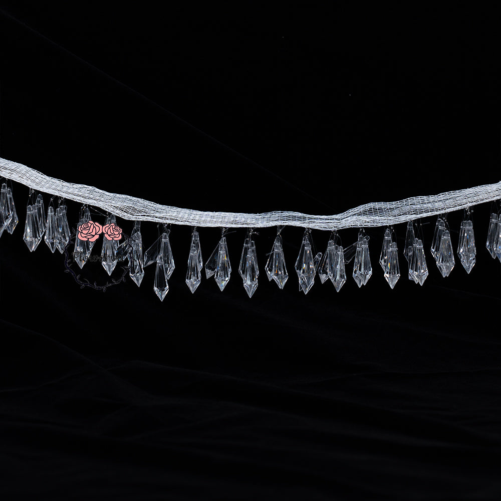 Flowerva Beaded Wire Mesh Wedding Decor