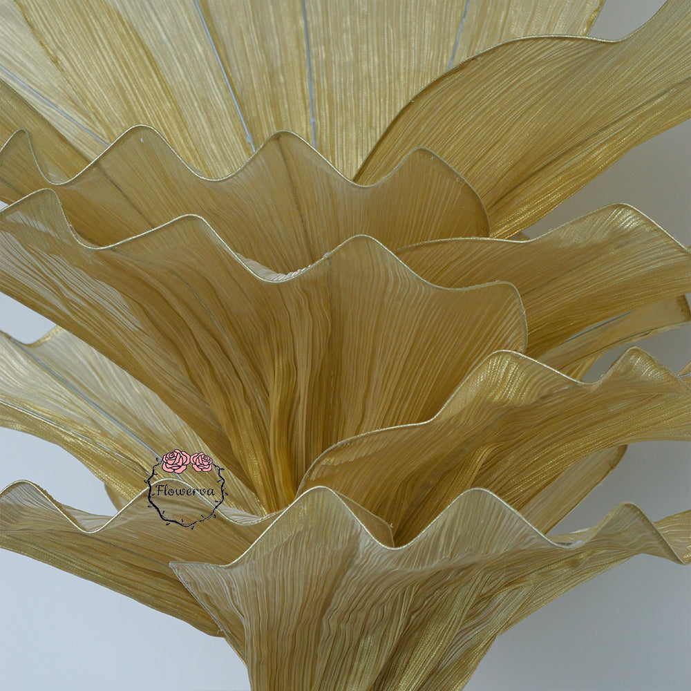 Flowerva Champagne Gold French Vintage Wedding and Home Art Decoration