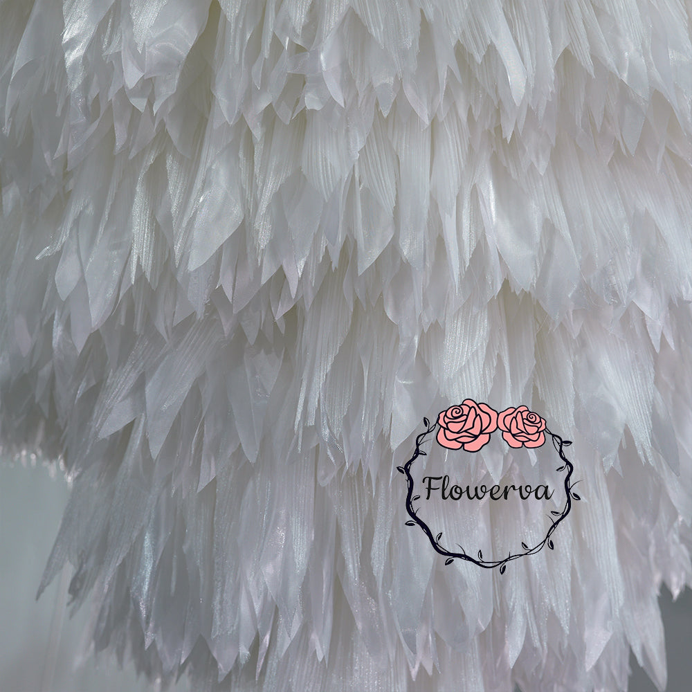 Flowerva Ethereal Feather Chandelier Wedding Decor