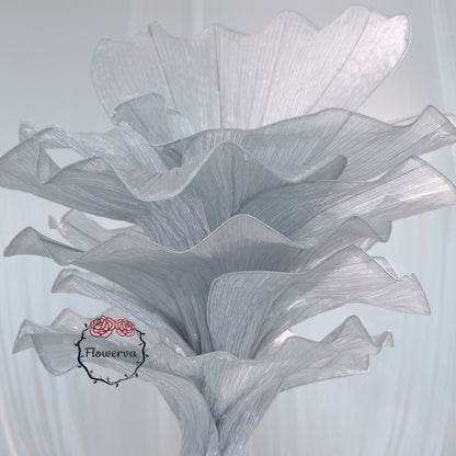 Flowerva "Glacier Flower" Luxury Wedding Decor Silver