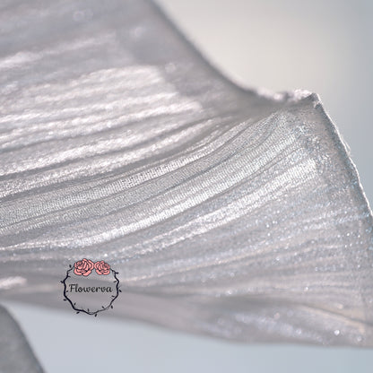 Flowerva "Glacier Flower" Luxury Wedding Decor Silver