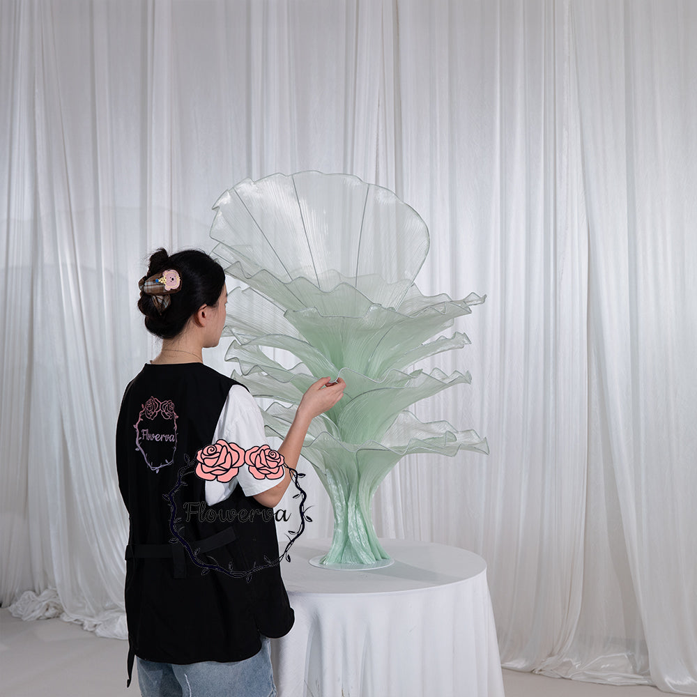 Flowerva Height Fabric Table Flower Wedding Decor(Without Flowers)