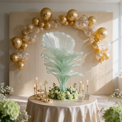 Flowerva Height Fabric Table Flower Wedding Decor(Without Flowers)