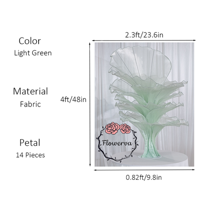 Flowerva Height Fabric Table Flower Wedding Decor(Without Flowers)