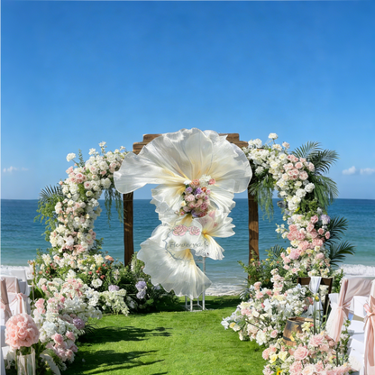 Flowerva Space Floral Sculpture Wedding Creative Installation