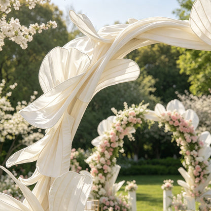 Flowerva Sculptural Petal Arch Wedding Decoration