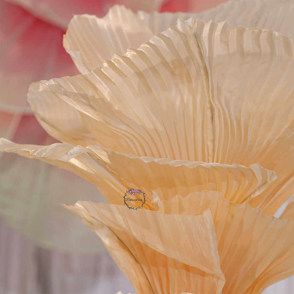 Flowerva Champagne Table Flower Wedding Table Centerpiece