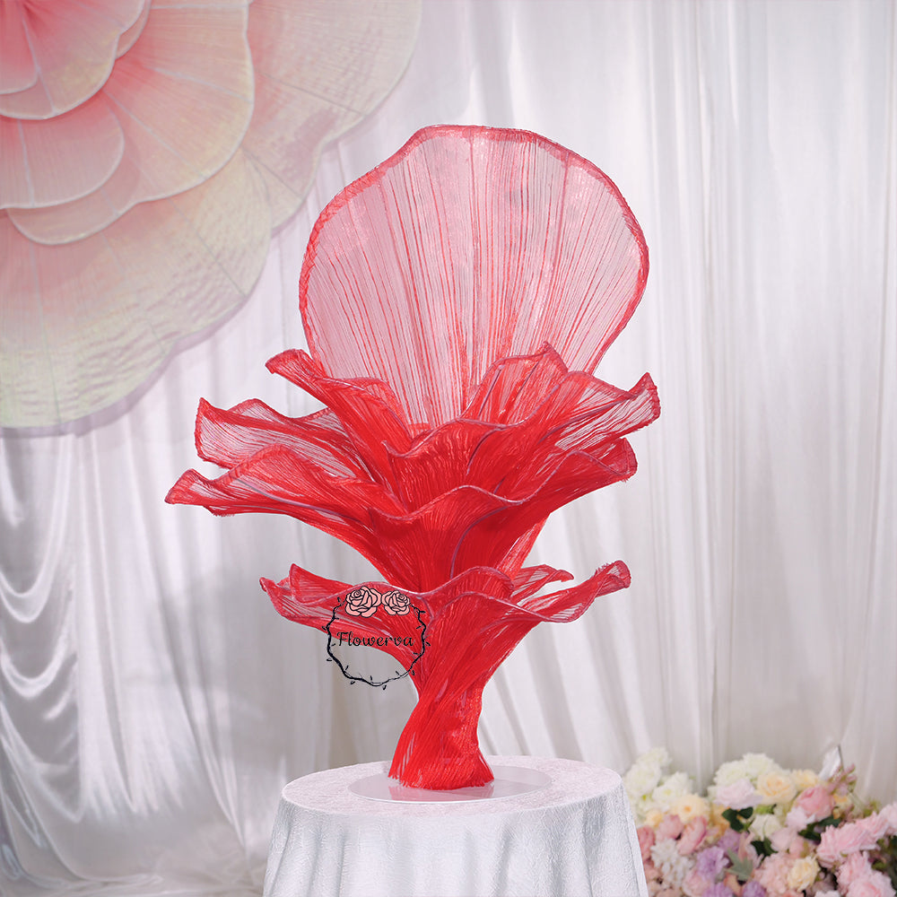 Flowerva Height Fabric Table Flower Wedding Decor(Without Flowers)