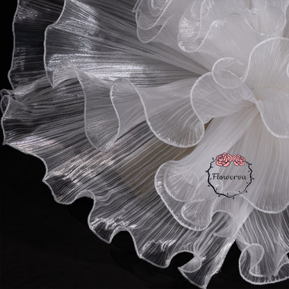 Flowerva – «grand Vase» blanc géant à faire soi-même, fleurs pour toujours, décoration d'arrière-plan pour fête de mariage