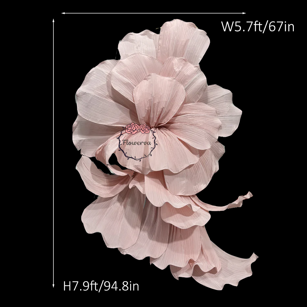 Flowerva Cloud Veil Oversized Statement  Bloom