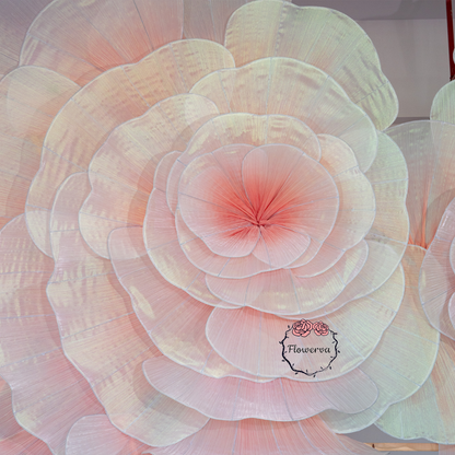 Flowerva Romantic Flower Art – Oversized 3D Petal Wedding Event Installation