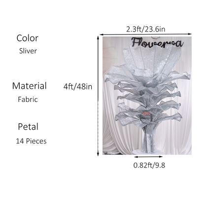 Clearance Flash Sale | Flowerva Height Fabric Table Flower 4ft