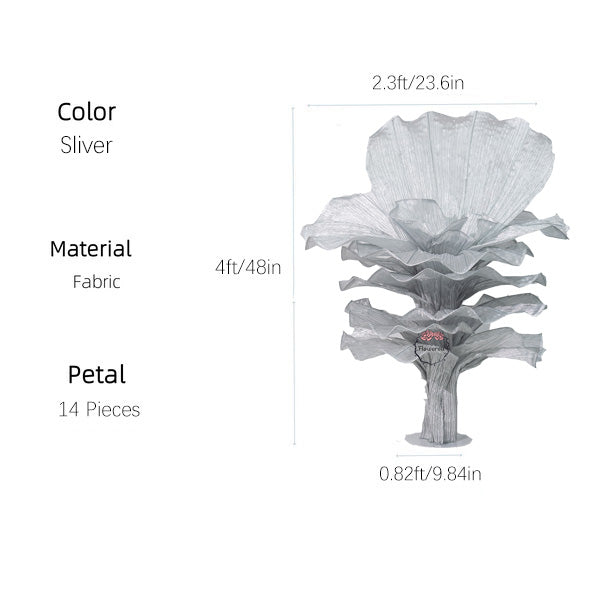 Flowerva Height Fabric Table Flower Wedding Decor(Without Flowers)