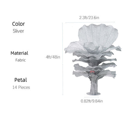 Flowerva Height Fabric Table Flower Wedding Decor(Without Flowers)