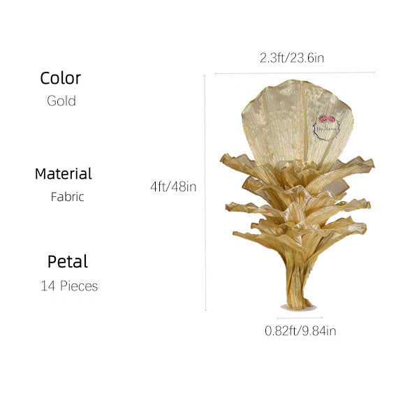 Flowerva Height Fabric Table Flower Wedding Decor(Without Flowers)