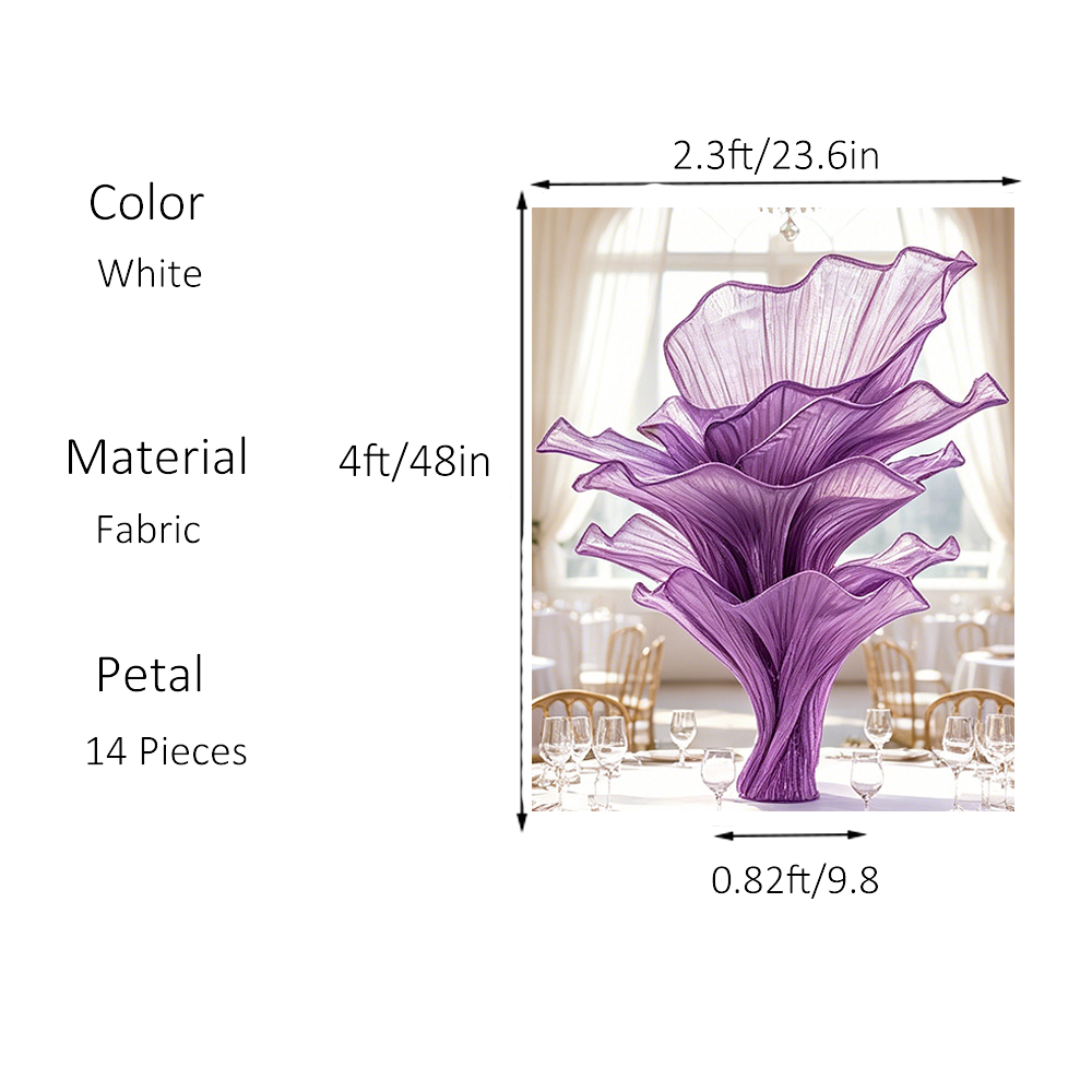 Flowerva Amethyst Wedding and Home Art Decoration