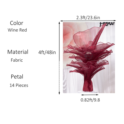 Clearance Flash Sale | Flowerva Height Fabric Table Flower 4ft