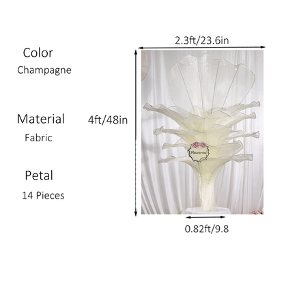 Clearance Flash Sale | Flowerva Height Fabric Table Flower 4ft