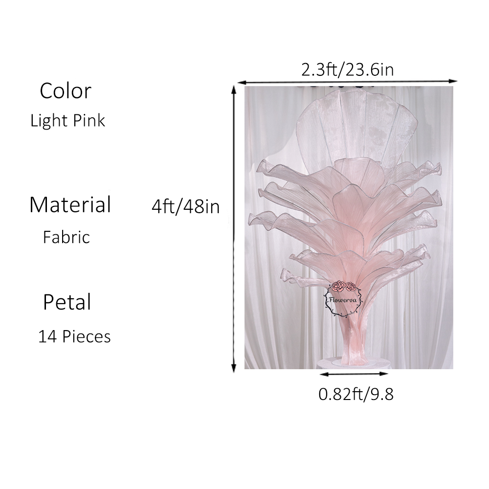 Flowerva Height Fabric Table Flower Wedding Decor(Without Flowers)
