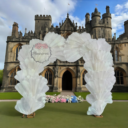 Flowerva Romantic Arc Aesthetic Wedding Arch Art Installation