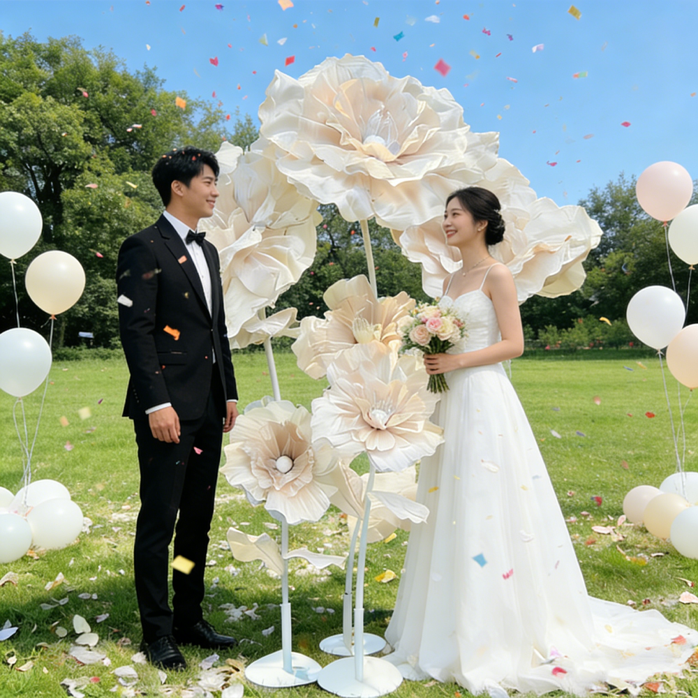 Ensemble de 36 pétales semi-finis