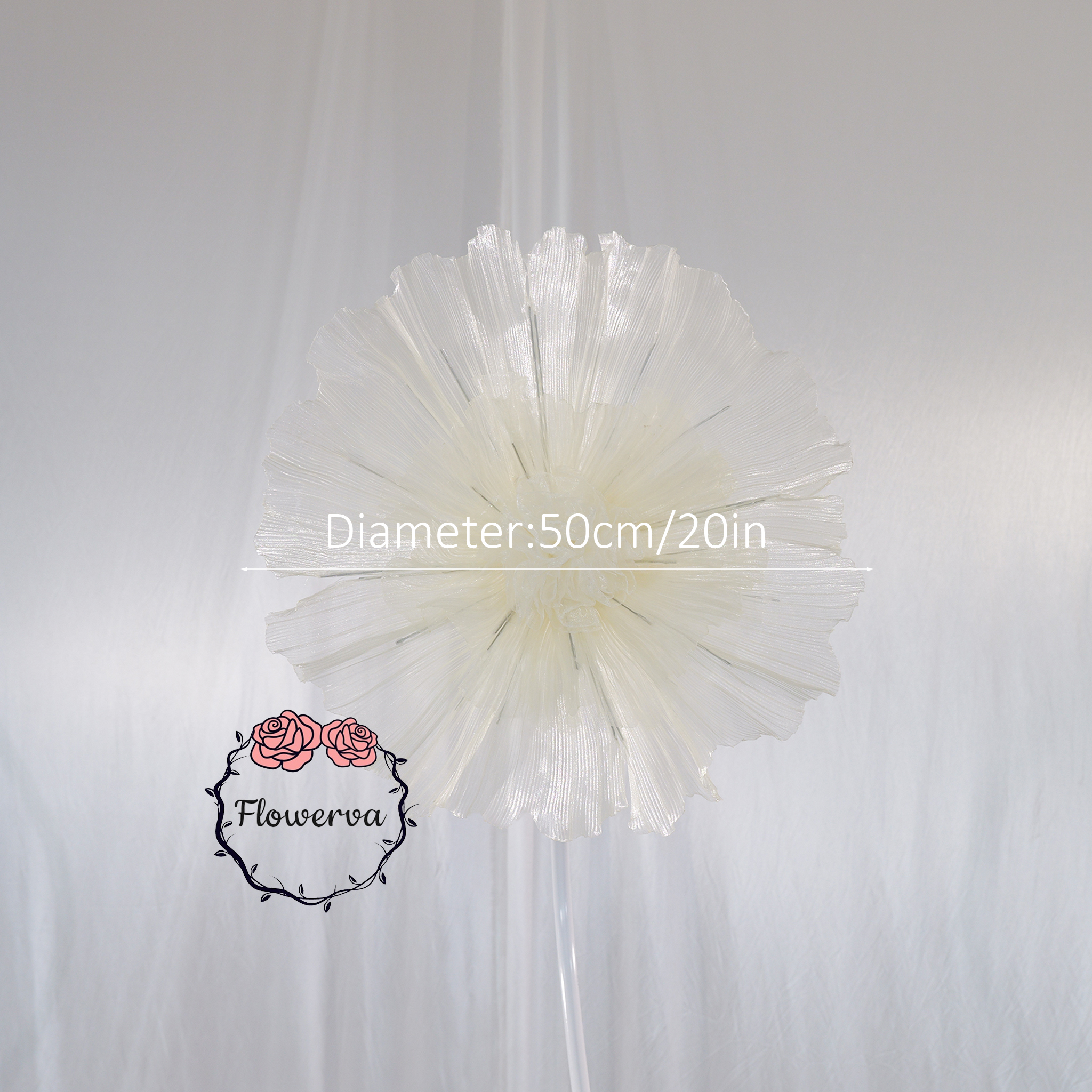 Flowerva Champagne Vein Silhouette Premium Decor