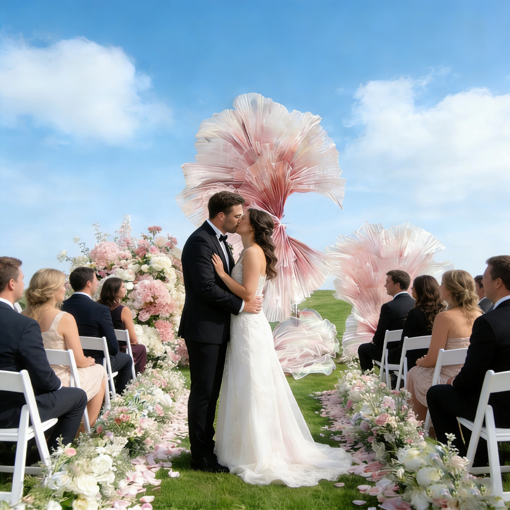 Flowerva "Love Blooms Like Flowers" Dreamy Wedding Art Installation