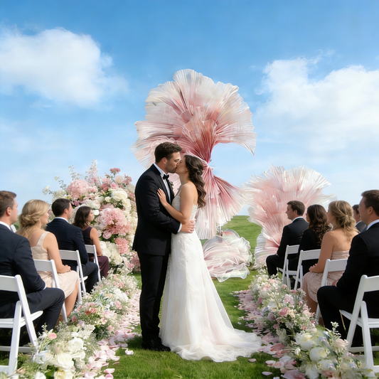 Flowerva "Love Blooms Like Flowers" Dreamy Wedding Art Installation