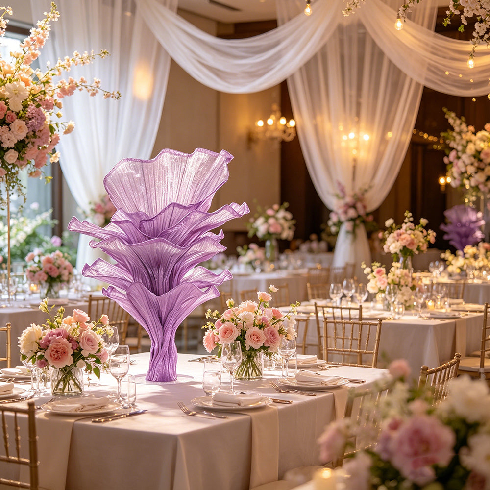 Flowerva Amethyst Wedding and Home Art Decoration