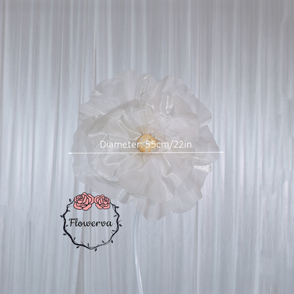 Flowerva Ivory Core Wave Contour Premium Decor