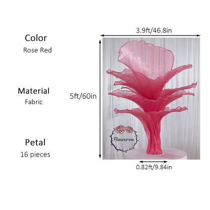 Flowerva Height Fabric Table Flower Wedding Decor(Without Flowers)
