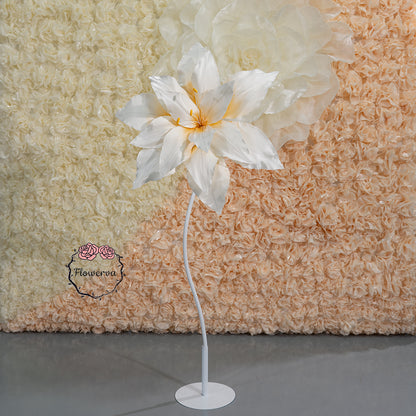 Flowerva Dew Sunrise Lily Fabric Flower Decor(Flower Only)