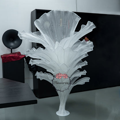 Flowerva Pure White Artistic Wedding Table Decorations