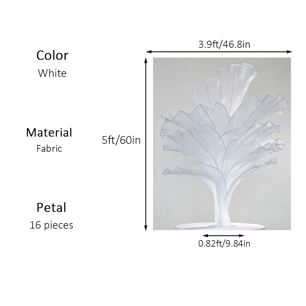 Flowerva Height Fabric Table Flower Wedding Decor(Without Flowers)