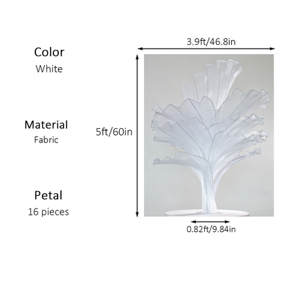 Flowerva Height Fabric Table Flower Wedding Decor(Without Flowers)
