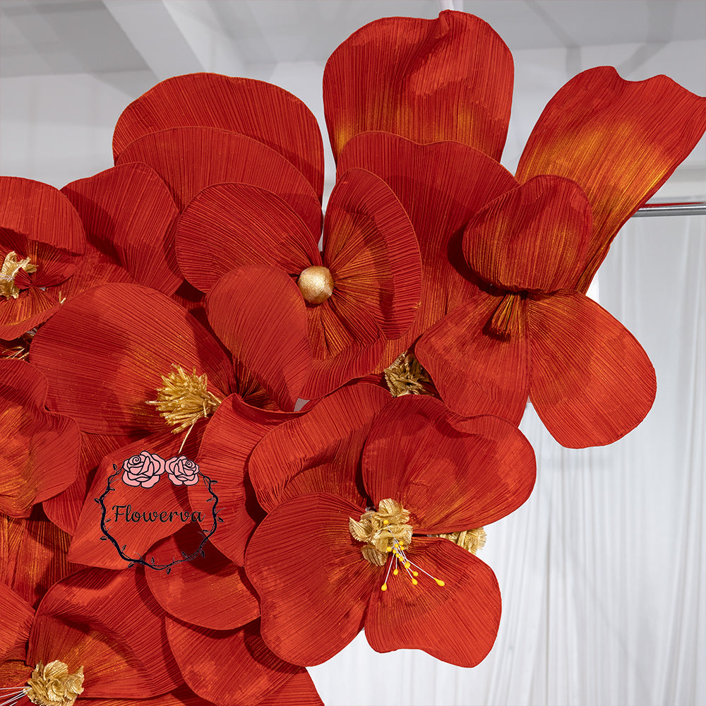 Flowerva Scarlet Cascade Orchid Wedding Decor