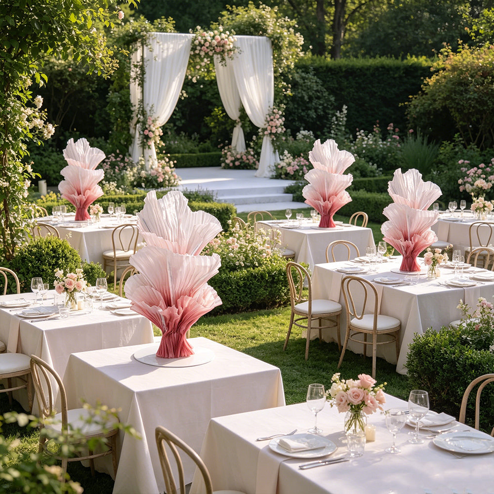 Flowerva "Romantic Light" Table Flower Wedding Decoration/Home Decor