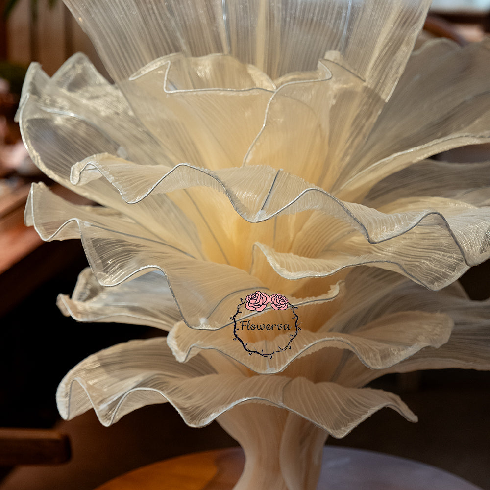 Flowerva Fabric Table Flower Wedding Decor Shopping Mall Decoration