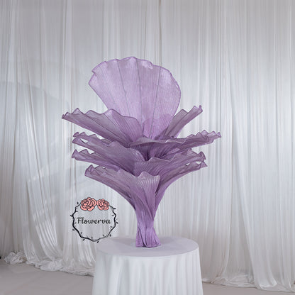 Flowerva Table Flower Wedding Decoration Pearl Purple
