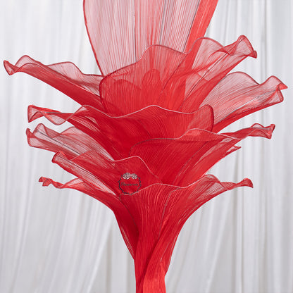Flowerva Red Vintage Aesthetic Wedding Home Art Installation
