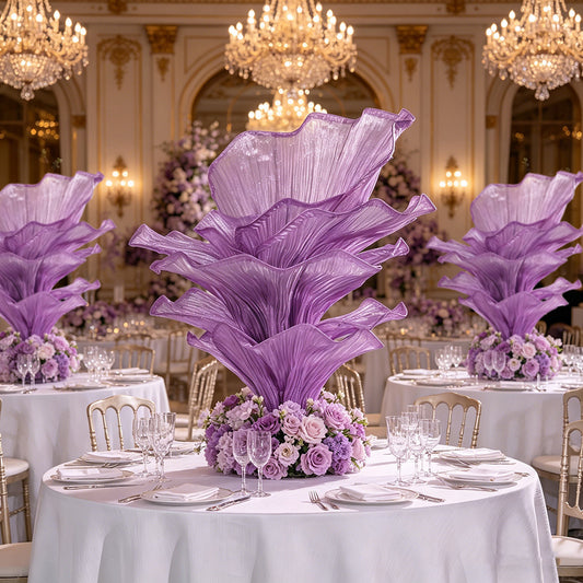 Flowerva Amethyst Wedding and Home Art Decoration