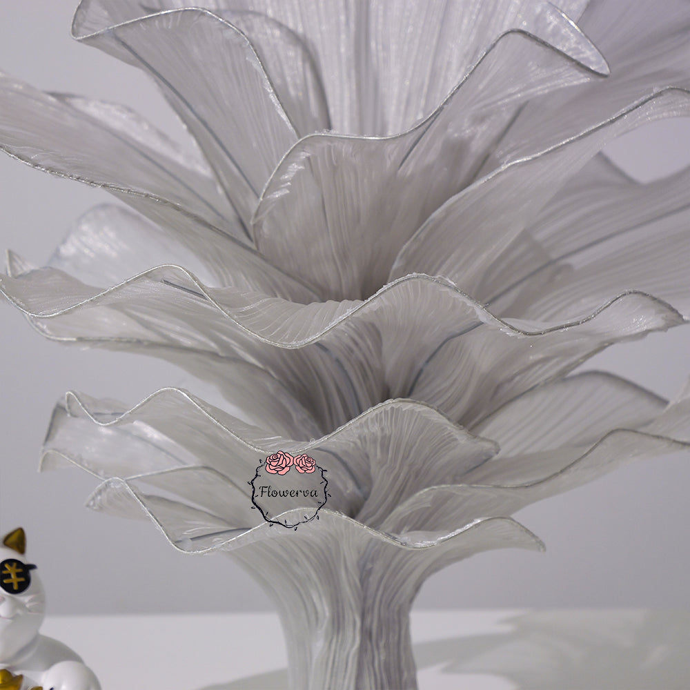 Flowerva''Morning Mist in the Mountains'' gray wedding table flower decoration