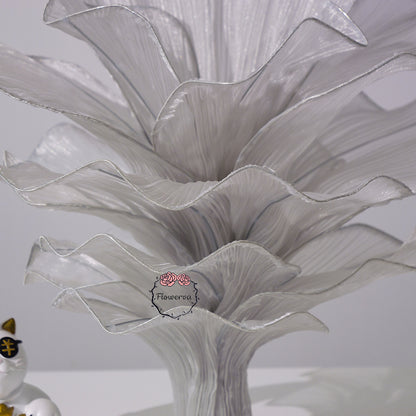 Flowerva''Morning Mist in the Mountains'' gray wedding table flower decoration