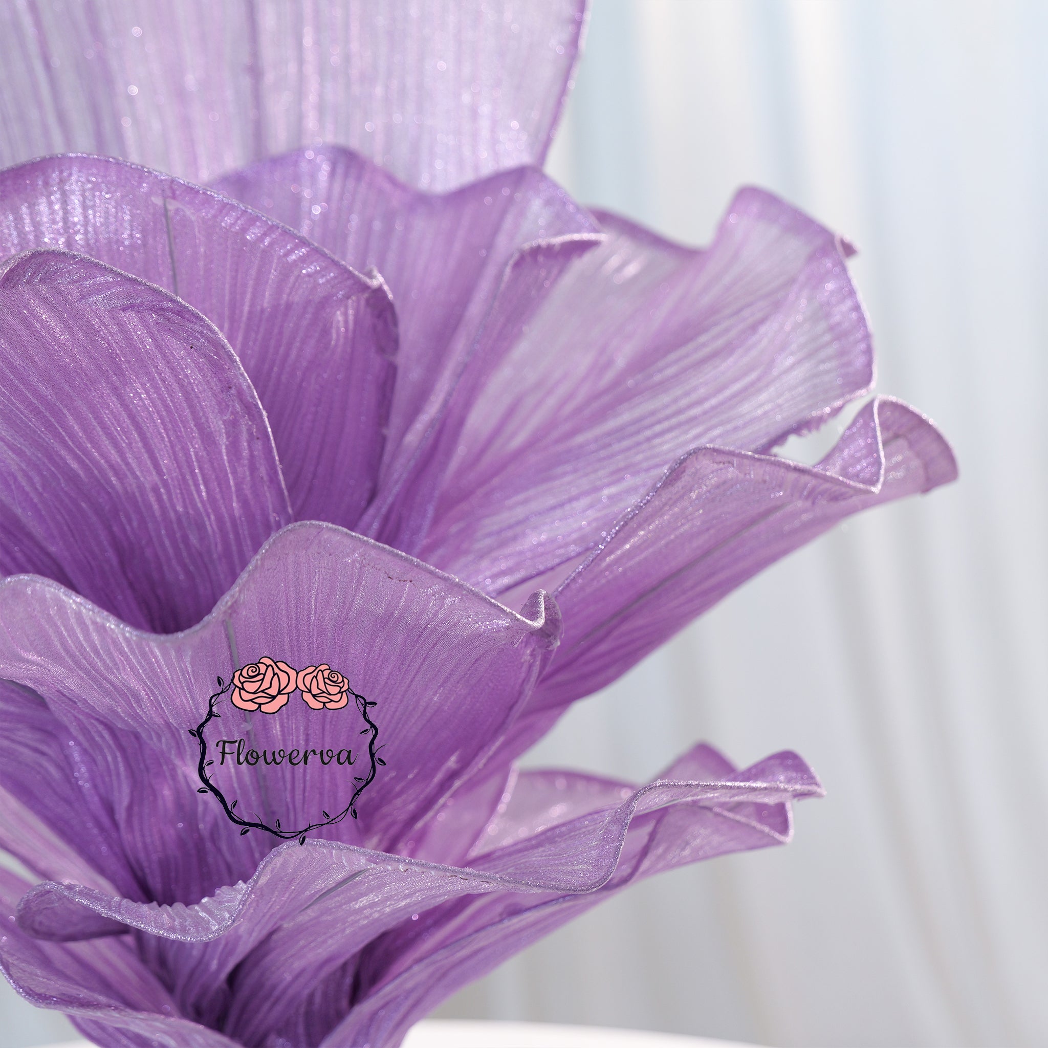 Flowerva Amethyst Wedding and Home Art Decoration