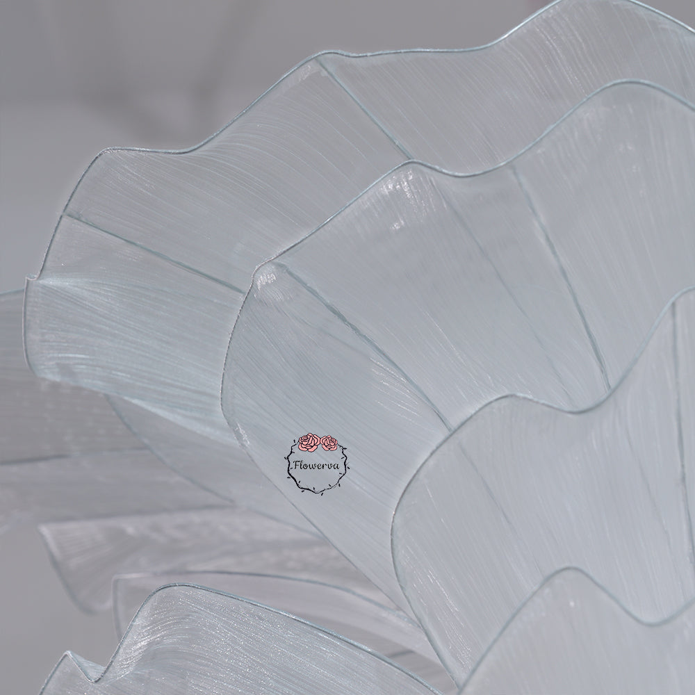 Flowerva Pure White Artistic Wedding Table Decorations