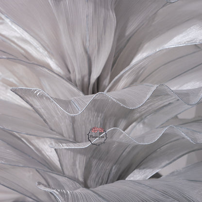 Flowerva''Morning Mist in the Mountains'' gray wedding table flower decoration