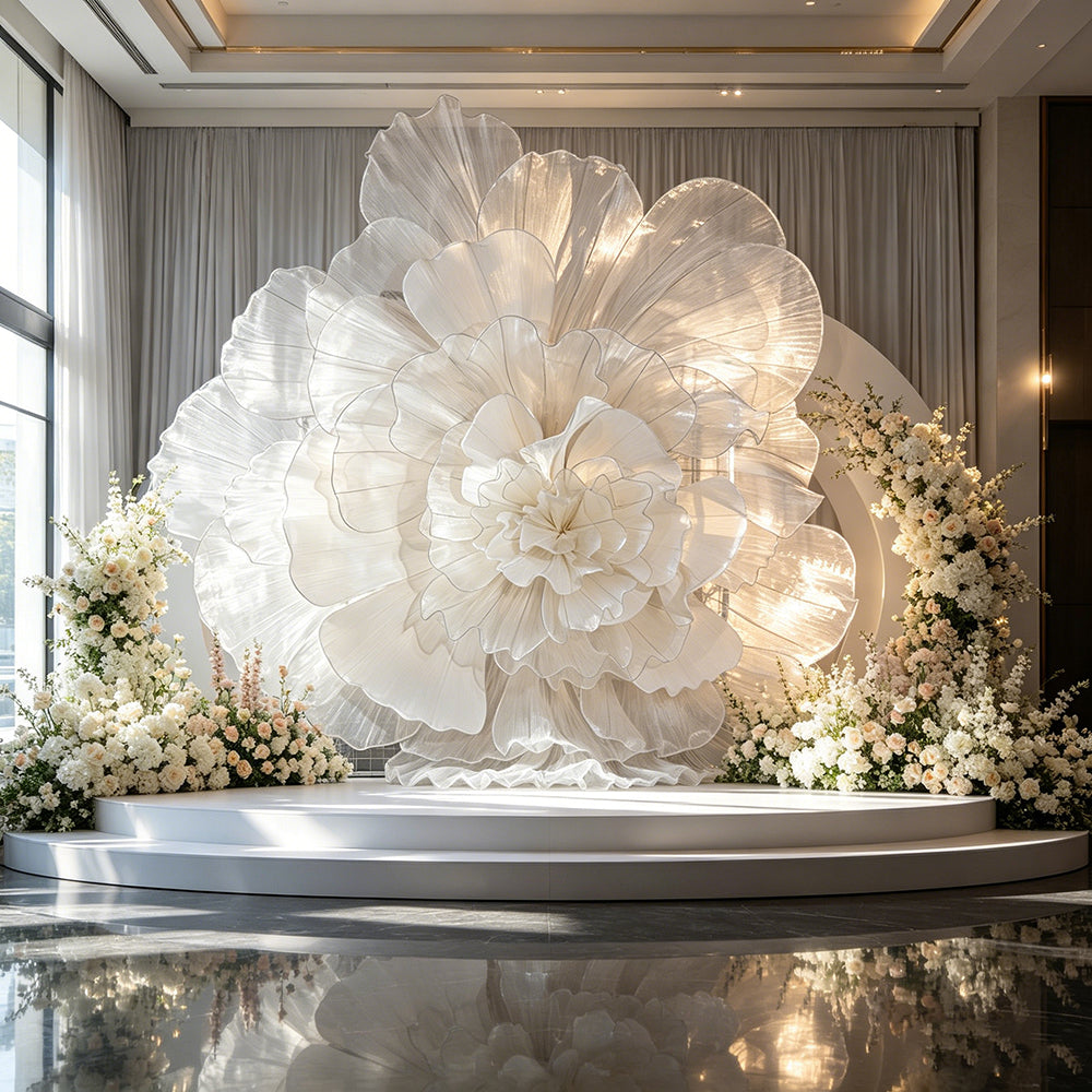 Flowerva Luminous Cloud Bloom Statement Decor