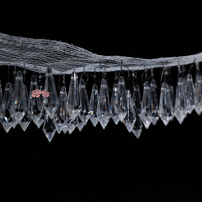 Flowerva Beaded Wire Mesh Wedding Decor