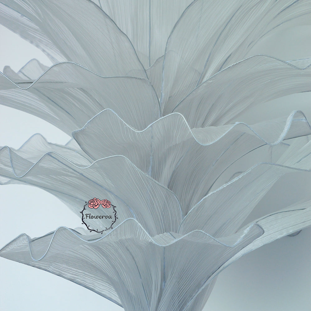 Flowerva''Morning Mist in the Mountains'' gray wedding table flower decoration